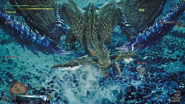 睡反了，怪物猎人荒野，大锤煌雷讨伐练习中