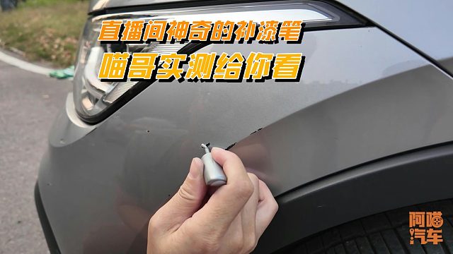 直播间的补漆笔真神奇！一涂一擦堪比原厂漆，喵哥实测给你看