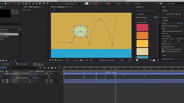 墨言教育兴趣技能分享——运动小球效果制作