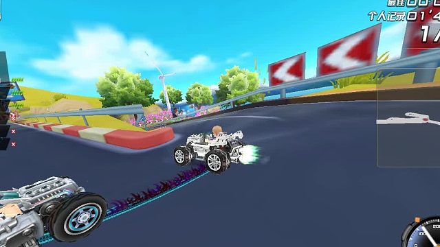 QQ飞车朕哥：老玩家回归直接怼A车纪念版白银雷诺！圆了当初梦