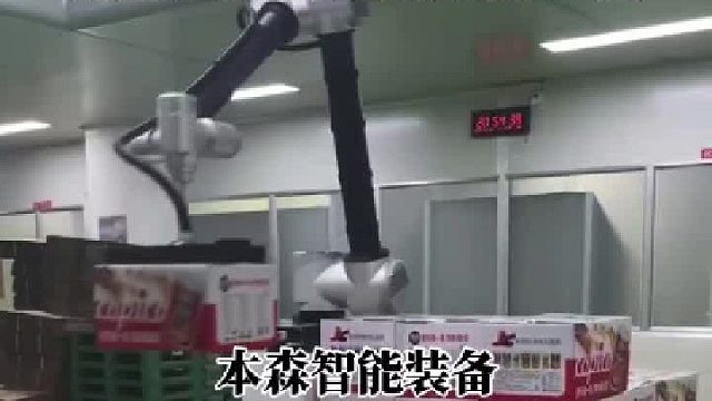 食品箱协作码垛机械手臂