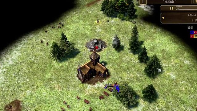 帝国3决定版1v1的基本玩法 - 进攻与防守