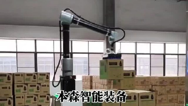 机器人堆垛纸箱协作码垛机