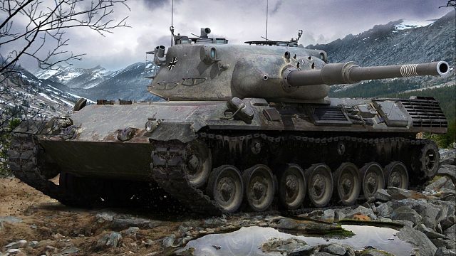 坦克世界 远距离偷枪近距离继续偷枪