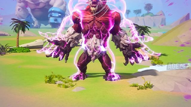 吸收肢体变异为烈焰巨猿战斗