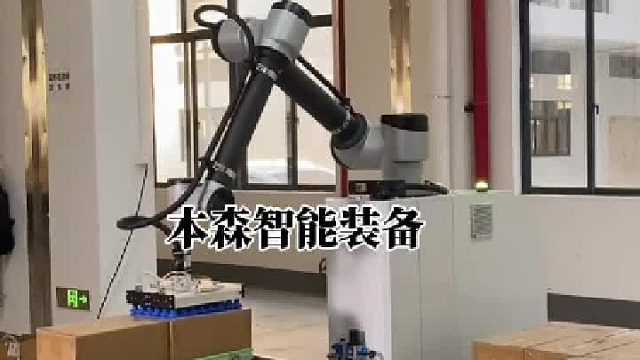 全自动机械臂纸箱协作码垛机器人