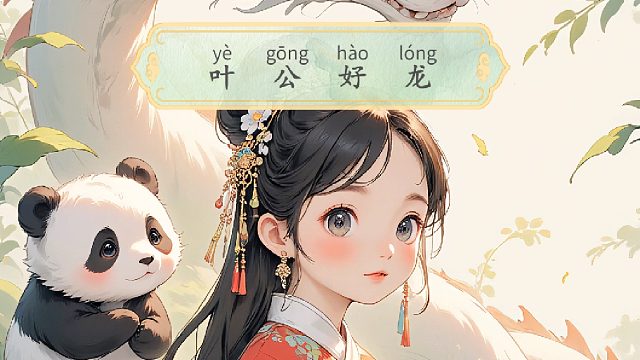 儿童成语故事《叶公好龙》