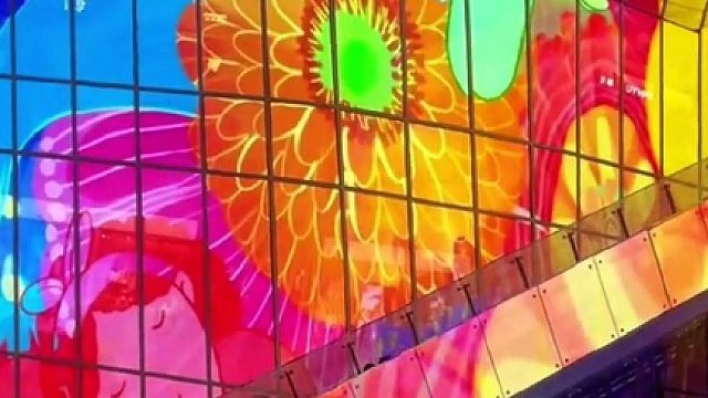 商场LED透明屏购物中心LED全息隐形屏幕【联诚发】