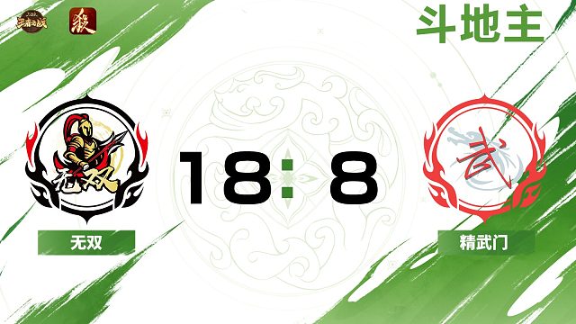 2024王者之战一将成名季后赛 第一周 精武门 VS 无双 斗地主
