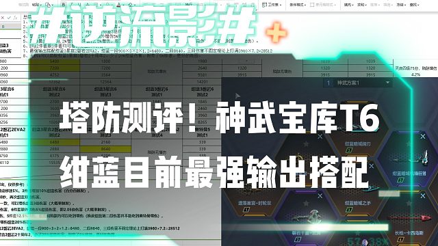 逆流影874：塔防测评！神武宝库T6 绀蓝目前最强输出搭配