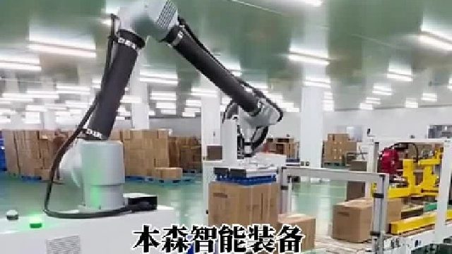 箱装洗护自动化协作码垛机器人