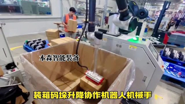 装箱码垛升降协作机器人机械手