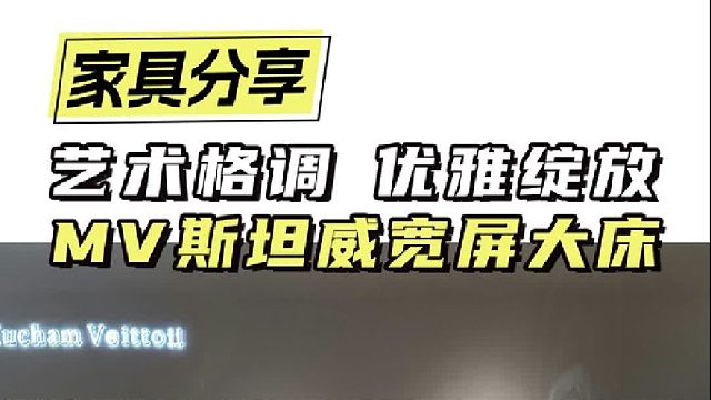 艺术格调 优雅绽放 MV斯坦威宽屏大床