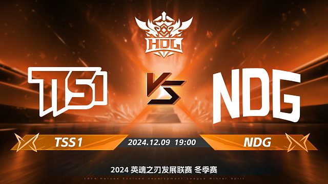 2024HDL冬季赛｜12月9日 TSS1对阵NDG 第二局 英魂之刃