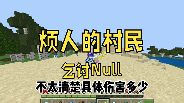 烦人的村民26，为什么乞讨Null只能得到地狱火法杖？