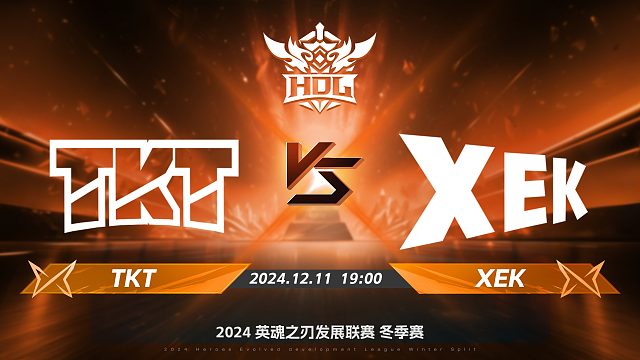 2024HDL冬季赛｜12月11日 TKT对阵XEK 第二局 英魂之刃