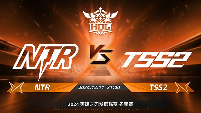 2024HDL冬季赛｜12月11日 NTR对阵TSS2 第三局 英魂之刃