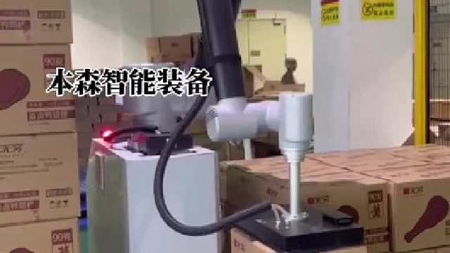 休闲食品六轴协作机器人码垛机械臂