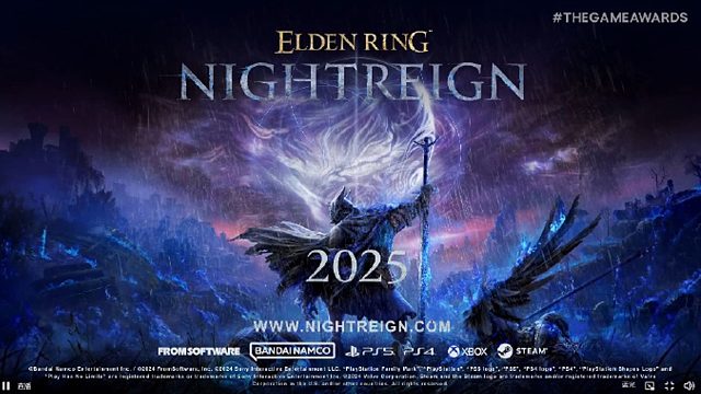 《艾尔登法环：黑夜君临》预告公开，将于2025年推出！