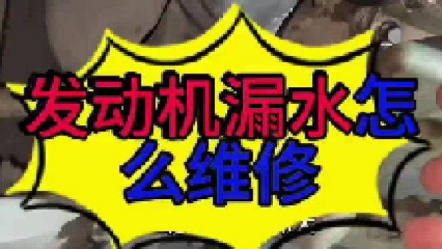 汽车发动机漏水怎么维修？汽车发动机水管怎么更换？汽车发动机水管漏水的原因？