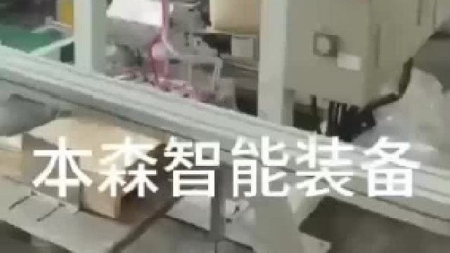 硅灰石粉料全自动包装机  包装码垛全自动生产线