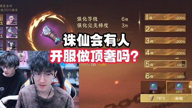 诛仙会有人开服做顶奢吗？