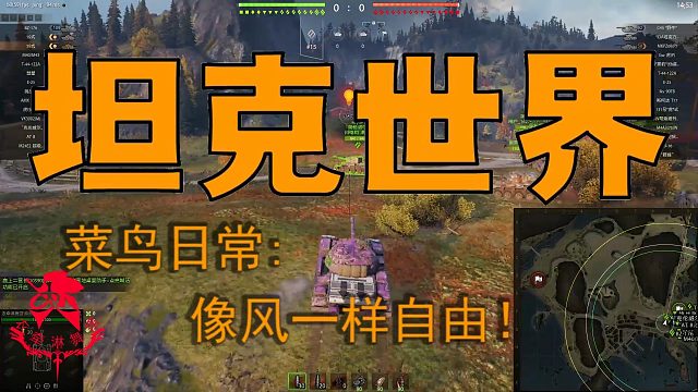 坦克世界—菜鸟日常：像风一样自由!