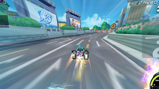 QQ飞车朕哥：S车雷蛇超级喷太帅了！4个氮气合并2个超级氮气