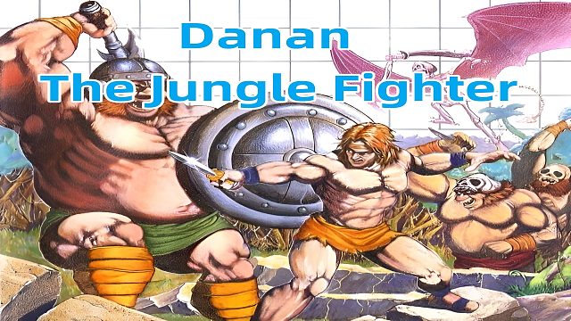 世嘉8位游戏从林战士，人高马大，武器那么小