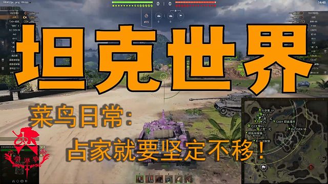 坦克世界—菜鸟日常：占家就要坚定不移！