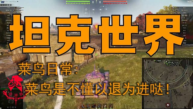 坦克世界—菜鸟日常：菜鸟是不懂以退为进哒！