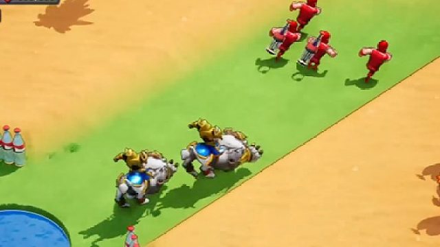 召唤骑兵夺回被抢的饮用水