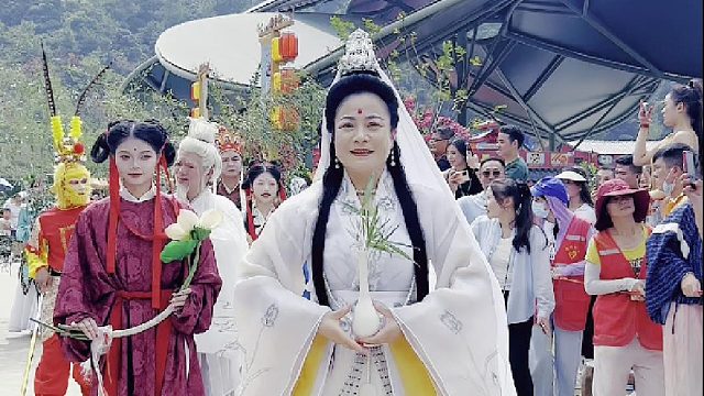 这一次，陪着家人来东莞观音山登高许愿，心想事成，好运连连