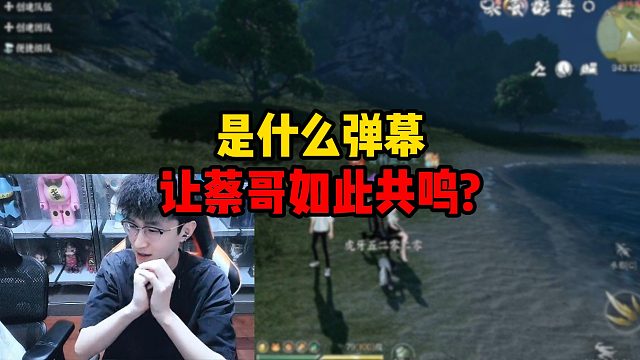 是什么弹幕让蔡哥如此共鸣？