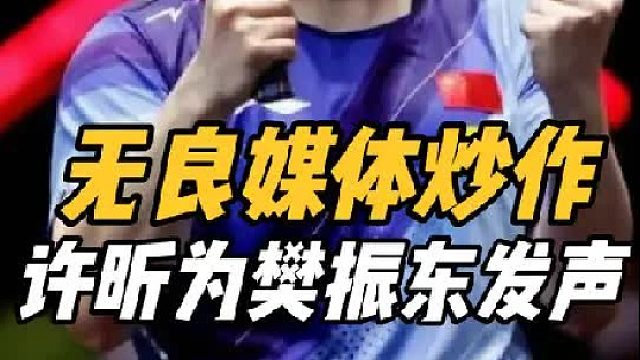 榜样力量！许昕为樊振东解围，怒怼不礼貌记者采访，这一幕太燃了