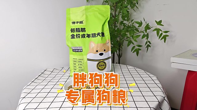 狗子太胖想减肥，试试这款狗粮！