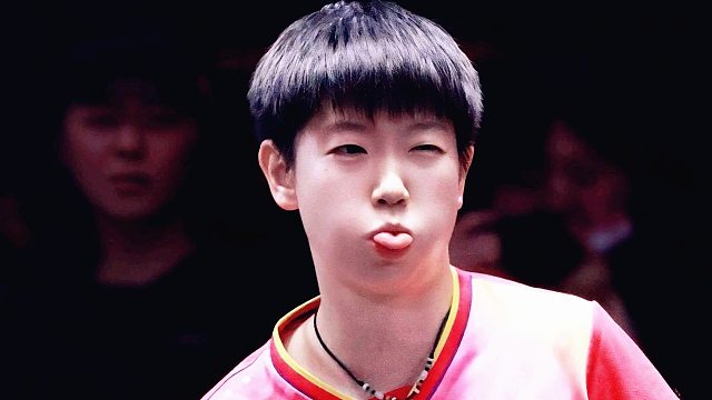 太飒了！孙颖莎打出3D神仙球，韩国美女选手捂头不敢相信！