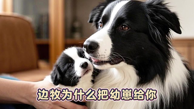 边牧为什么会把幼崽交给你？原因有这些
