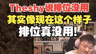 Uzi：前段時間Theshy說排位沒用，其實像現(xiàn)在這個樣子，排位真沒用！