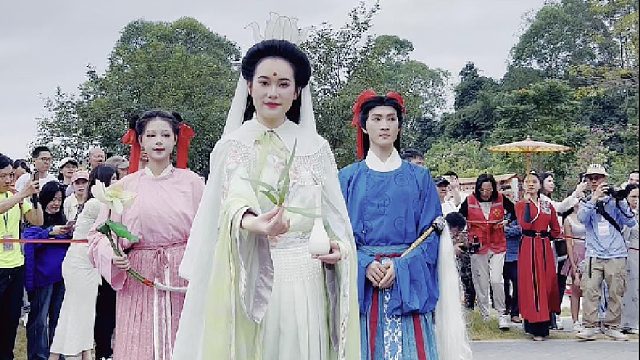 登福山，行好运；春节前约上亲朋好友来东莞观音山游园赏景，接福许愿，把满山的福气和好运都带回家