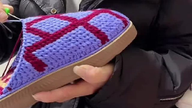 纯手工编织拖鞋