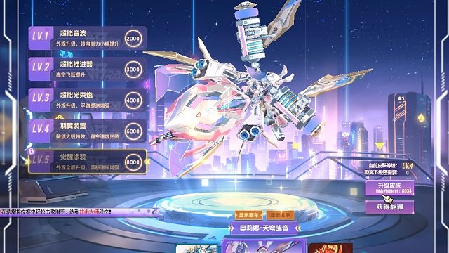 QQ飞车朕哥：5级皮肤奥莉娜天穹战音！还送了永久S车A车骑宠