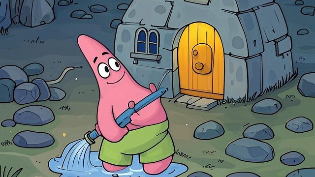 清洗派大星的家