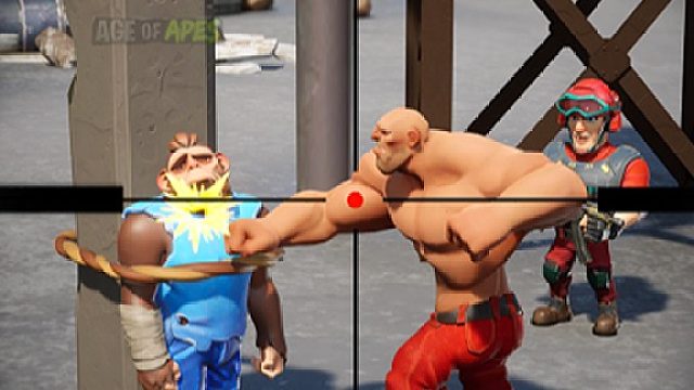 狙击敌人夺取电锯协助同伴复仇