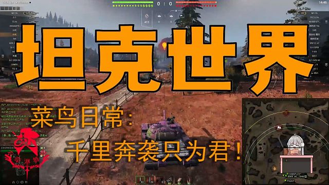 坦克世界—菜鸟日常：千里奔袭只为君！