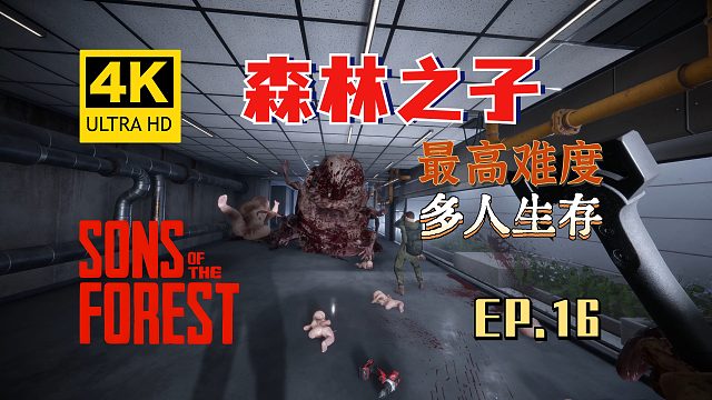【翔嵘/4K】森林之子 最高难度 多人生存 第16期