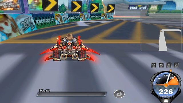 QQ飞车朕哥：A车雷诺10级弑神传奇皮肤直线测试226！对比幻夜怎么样