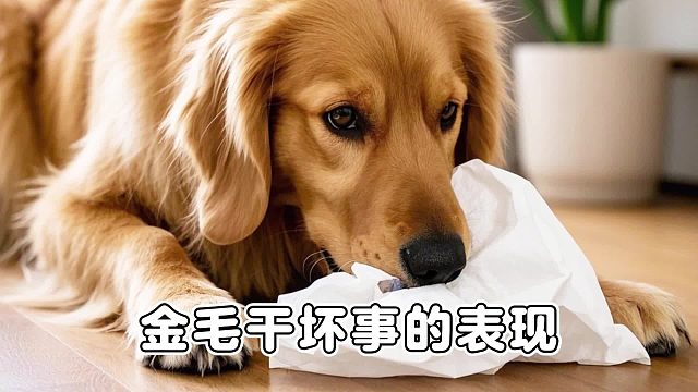 金毛出现这些行为，回家就要做好心理准备了