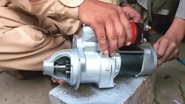 修复汽车起动机全过程