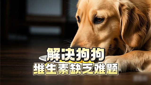 8种维生素一次补齐，快给狗狗安排上